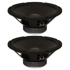 2 Goldwood Sound GW-1248 Rubber Surround 12″ Woofers 290W each 8ohm Speakers