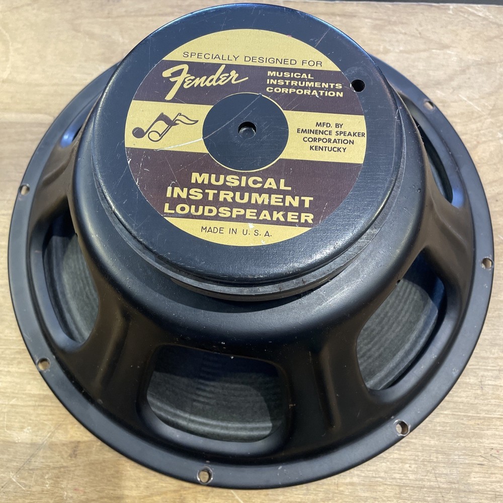 Fender 90’s 12” 8 Ohm 50 Watt 121042 Eminence Kentucky Made In USA