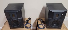 Emotiva Pro Stealth 8 Powered Studio Monitors w/ Boxes (PAIR). Read & Video.