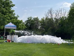 Smaller Foam Powder Pack for Backyard Party Makers Small, White
