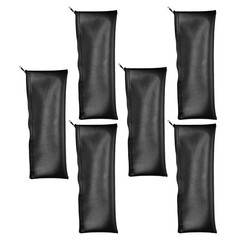 6 Mic Pack Pouch Microphone Cable Storage Bag Carry Case for
