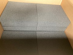 AUROLEX STUDIOFOAM DST-114 ACOUSTIC PANEL 24 PACK CHARCOAL TUBETAK ADHESIVE +