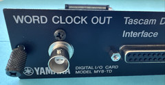 Yamaha MY8-TD TDIF-1 8ch Digital I/O Expansion Card Word Clock Out 25-pin D-Sub