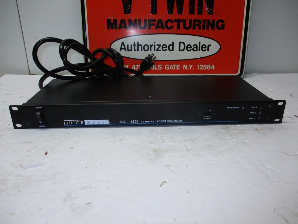 Juice Goose SQ 1500 7-outlet Power Sequencer r29