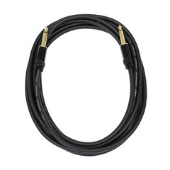 Audio2000’s E09112 12 Ft 1/4″ TS to TS Gold Plated Guitar Instrument Cable