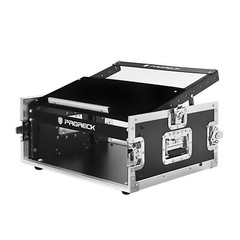 PRORECK 4U Rack/Road Case Stage 20“ Rackable Depth With Slant Mixer Top
