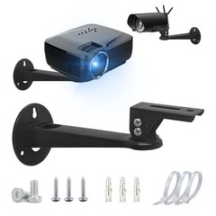 2-Be-Best Adjustable Projector Wall Mount, 7.87″ Length 7.8 inches, Black