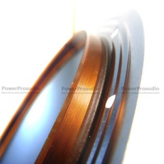 1PCS 72.2 mm Blue Titanium Repairkit diaphragm voice coil -flat wire ,2.84 “