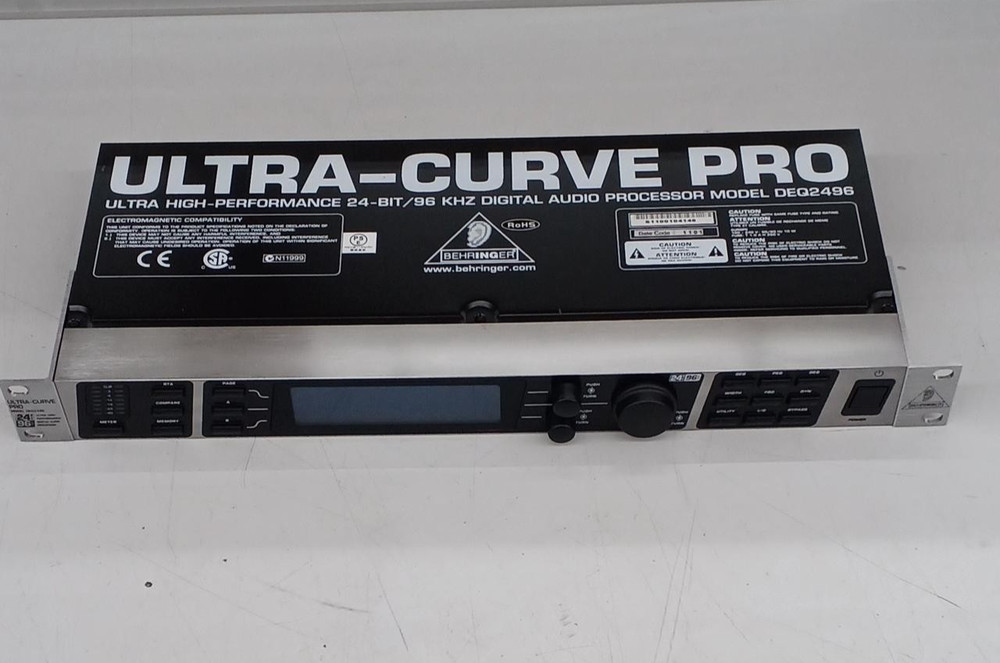 BEHRINGER ULTRADRIVE PRO DCX2496 Loudspeaker Management System Digital Crossover