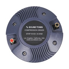 Sound Town 1.4″ Titanium Compression Driver, 120W, Replacement Tweeter STHF-5103