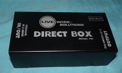 Live Wire Solutions PDI DIRECT BOX Passive Switchable Hi-Z Input to LO-Z Output