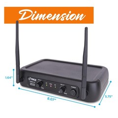 Sistema De Microfonos Inalambricos De Doble Frecuencia Para Karaoke Pro