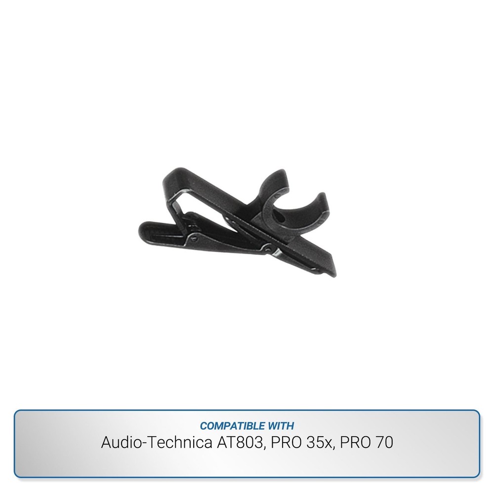Audio-Technica Lavalier Clip compatible with AT803, PRO 35x, PRO 70
