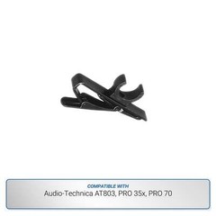 Audio-Technica Lavalier Clip compatible with AT803, PRO 35x, PRO 70