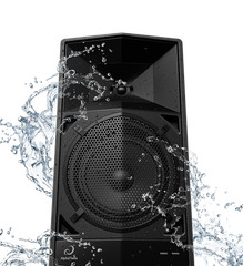 AlphaTheta WAVE-EIGHT Portable DJ Speaker + Cover + XLR