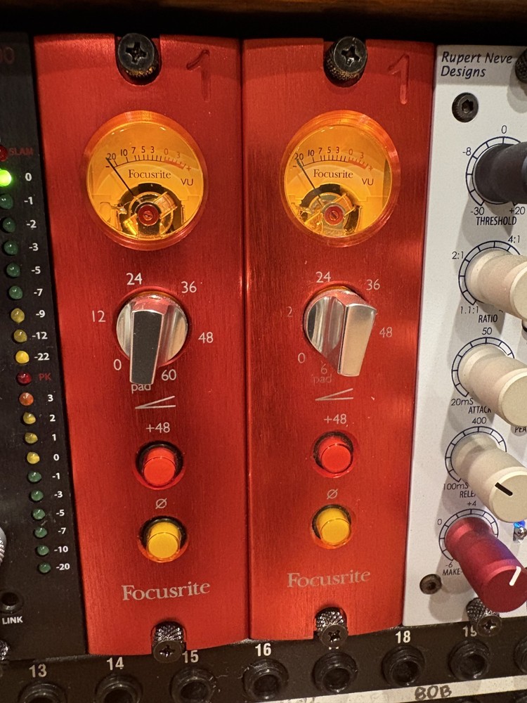 Focusrite Red 1 500 series Preamp, Rupert Neve designed Microphone Preamplifier