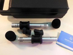 SAMSON C02 Stereo Pair Pencil Condenser Cardioid Microphones Mics Lot of 2, Case