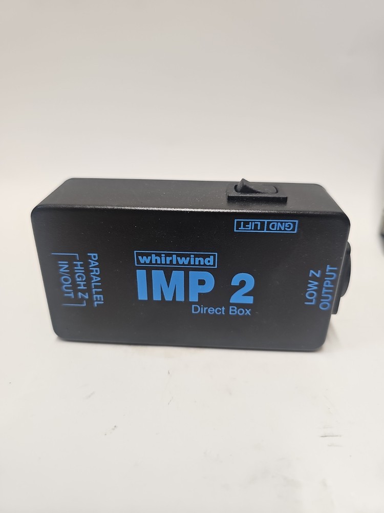 Whirlwind IMP 2 Passive Direct Box 1 Channel Instrument DI XLR 1/4 New