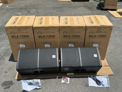 (2) Wharfedale WLA-12MA, 12-Inches Active Monitor Loudspeaker 1500W #6194 (THS)