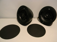 Lot of 2 Crestron Saros 6.5″ 2-Way Pendant Speakers PD6T-B-T-EACH