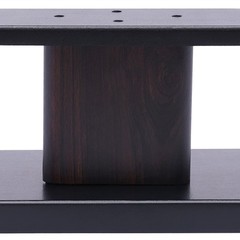 Elegant Black Walnut Speaker Stands for Bookshelf or Desktop Use