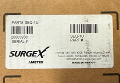 SurgeX SEQ-1U – 8-Outlet Sequencing Surge Eliminator & Power Conditioner NIB