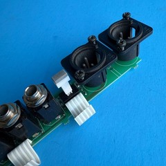 Mackie Mixer 1202-VLZ Pro Used Part: Main Output XLR TRS Socket Circuit Board