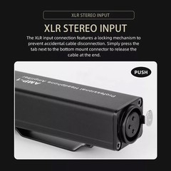 1Pc AMP-1 Portable Headphone Amp Converter XLR to 3.5mm Audio Plug-and-Play