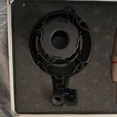 AKG C 3000 B Condenser Microphone Silver w/ Shock Mount, Case, Adjustable Gain