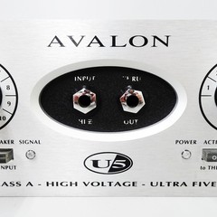 AVALON DESIGN U5 High Voltage DI Preamp Direct Box Silver Dynamic Sound JAPAN