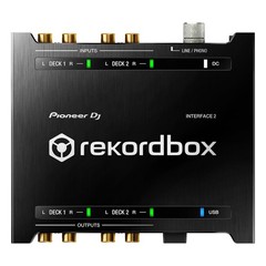 Pioneer DJ INTERFACE 2 Audio Interface rekordbox dvs Control Vinyl x2 Kit