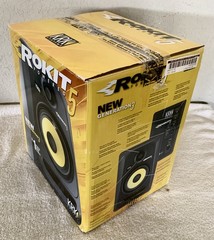 (2) KRK Rokit 5 Generation 3 Active Powered Bi-Amped Studio Monitors, New-in-Box