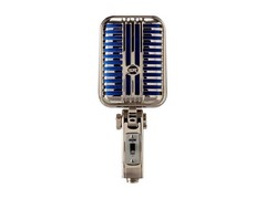 Monoprice Memphis Blue Classic Dynamic Microphone – Large, Silver