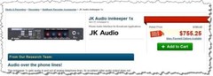 JK Audio Innkeeper 1x Digital Hybrid Broadcast Phone Audio Console Interface IFB