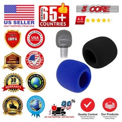 5Core Microphone Windscreen Pop Filter Sponge Foam Wind Shield Mic Cover