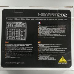 Behringer XENYX 1202FX 12-Ch Analog Mixer 4 Mic Preamps Multi-FX Used Japan