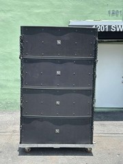 (4) Electro-Voice EV X-Line XVLS Line Array Speaker 3-Way PA Loudspeaker (THS)