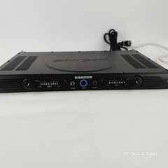 Samson Servo 120a 2-Channel 120 Watt Power Amplifier w/ Cord – No road use –