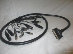 Breakout Cable D-Sub DB37 37 Pin to DB9, BNC, DMX RCA 3 Pin used/W Kramer Matrix
