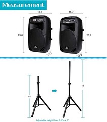 Reck Audio Dance 12 Portable Powered PA Speaker System 12-Inch 1000 Watts