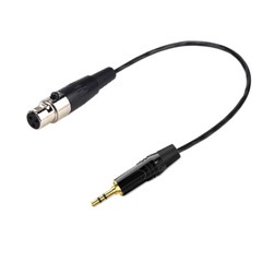 3-Pin Mini XLR Female to 1/8″ TRS Stereo Balanced Lavalier Microphone Cable
