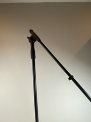 Amazon Basics Tripod Mic Stand Adjustable Holder Floor Microphone Boom Arm NEW
