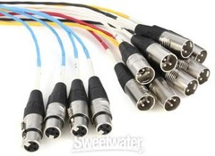 Pro Co SMA0804FBX-25 StageMaster 8×4 Stage Snake with XLR Returns – 25′