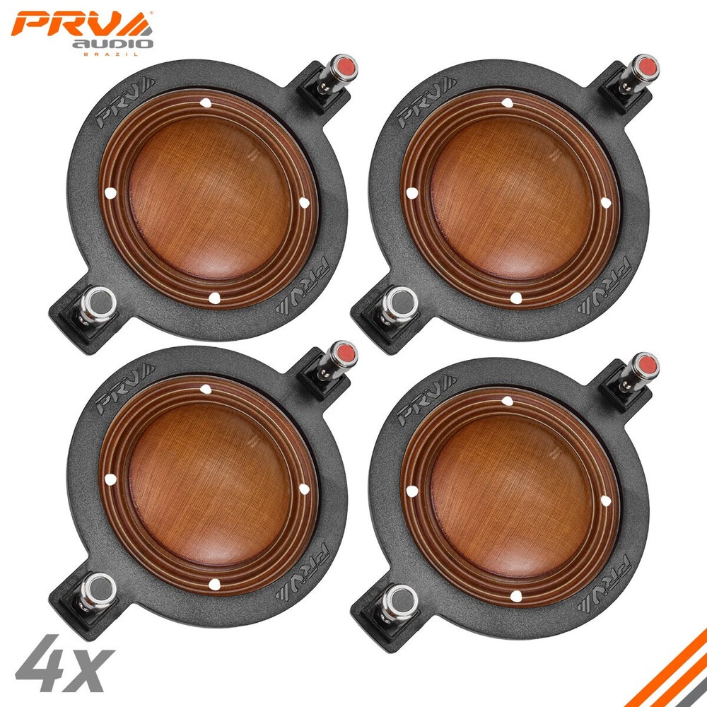 4x PRV Audio RPD2200Ph Original Replacement Diaphragm for D2200Ph, WG2200Ph SLIM