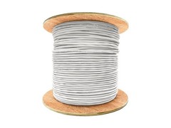 Monoprice Speaker Wire, CL2 Rated, 4-Conductor, 16AWG, 1000ft, White
