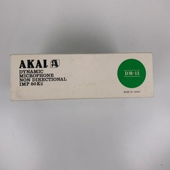 Vintage Akai DM-13 Dynamic Microphone Non Directional W/Original Box