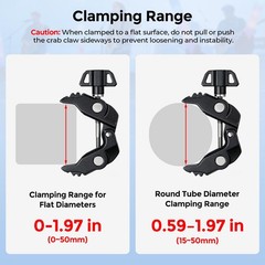 Magnetic Phone Holder 360° Rotatable Clamp Clip for Magsafe iPhone 17-12