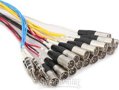 Pro Co SMA1604FBQ-25 StageMaster 16×4 Stage Snake with 1/4″ Returns – 25′