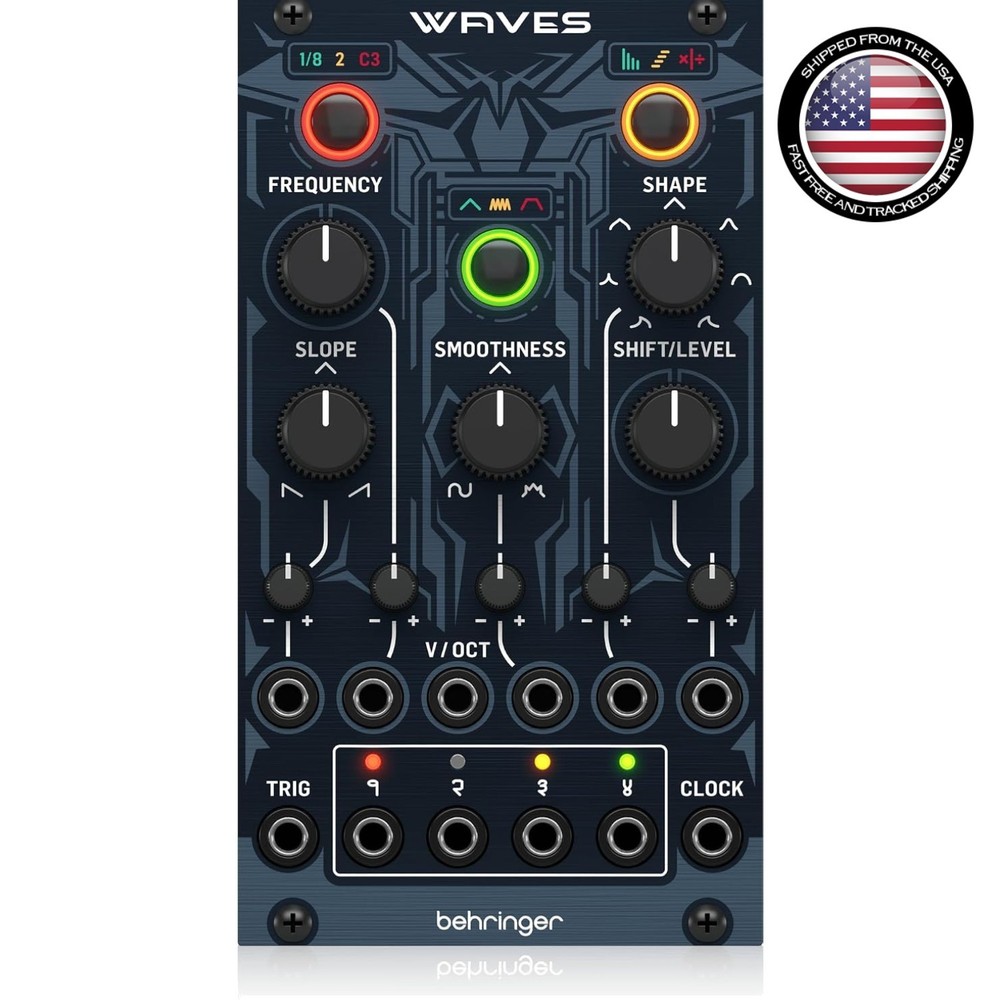 Modular Synthesizer Module 8.1 Inch Alloy Steel Tidal Function Generator Euro…