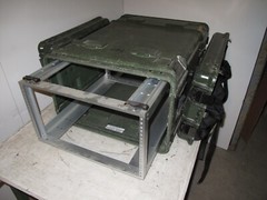 Rackmount 06U x24 Slide Out Rack ECS Legacy 19″ Shock Mount Composite Green